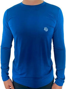 Kit C/ 3 Camisas UV Térmicas Ice Proteção Solar UV50+ Unissex Segunda Pele Vermelho Azul Cinza