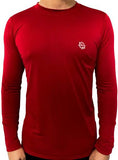 Kit C/ 3 Camisas UV Térmicas Ice Proteção Solar UV50+ Unissex Segunda Pele Preto Cinza Vermelho